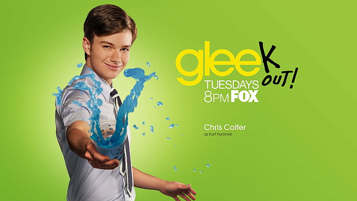 ТВ-шоу, Glee, Крис Колфер, Курт Хаммел, HD обои