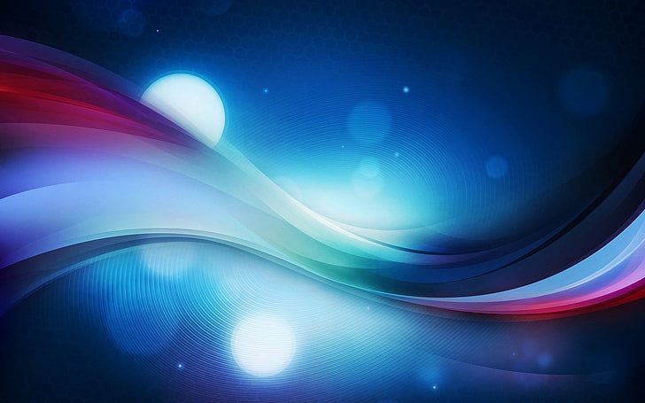 blue, white, and pink vector grahpics, line, light, wave, shadow, HD wallpaper