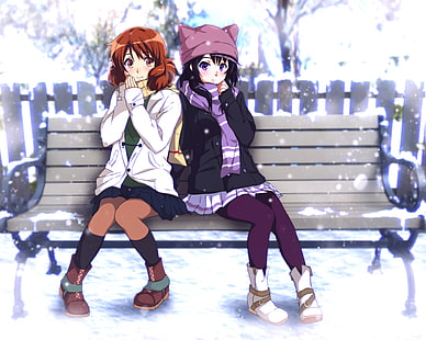 Anime, son!Euphonium, Kumiko Oumae, Reina Kousaka, Fond d'écran HD HD wallpaper