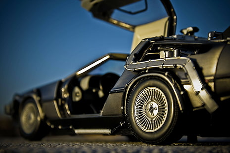 DMC DeLorean, auto, The Time Machine, Back to the Future, Sfondo HD HD wallpaper