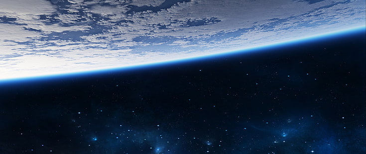 Planet Erde, ultraweit, Fotografie, Raumkunst, HD-Hintergrundbild HD wallpaper