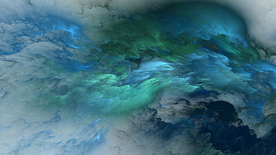 الفن الرقمي ، ثلاثي الأبعاد ، الماء ، السماء ، الموج ، التصميم الجرافيكي ، الرسومات، خلفية HD HD wallpaper