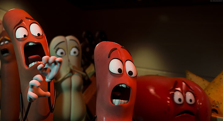 Sausage Party, best animation movies of 2016, HD wallpaper