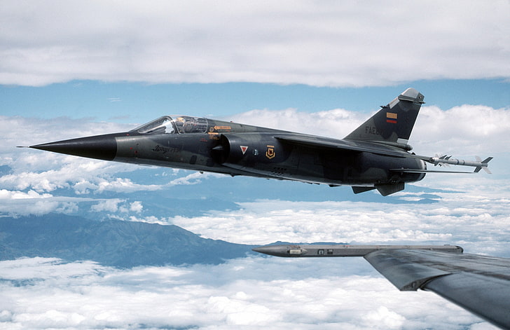 jet fighter, pesawat terbang, pesawat terbang, Mirage F1, militer, kendaraan, pesawat militer, Wallpaper HD
