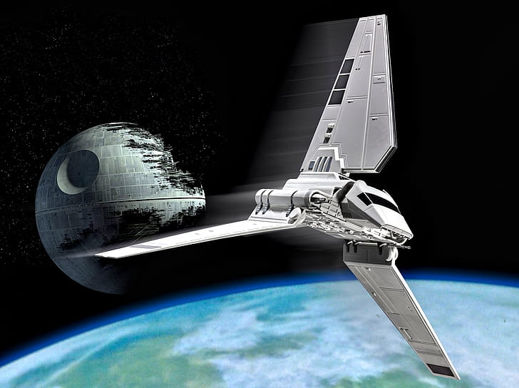 Star Wars, Endor, The Death Star 2, The Shuttle T-4a tipo 