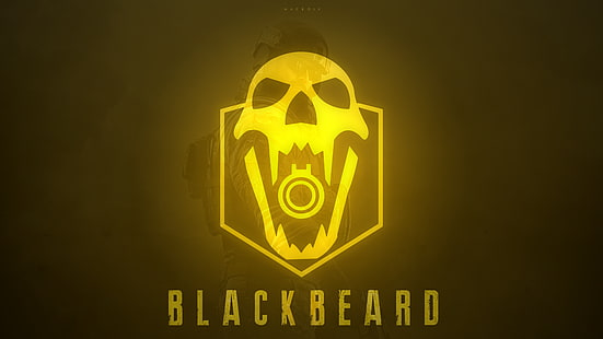 Videospiel, Tom Clancys Rainbow Six: Belagerung, Blackbeard (Tom Clancys Rainbow Six: Belagerung), Minimalist, HD-Hintergrundbild HD wallpaper