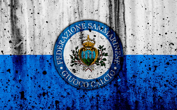 Soccer, San Marino National Football Team, Emblem, Logo, San Marino, HD wallpaper