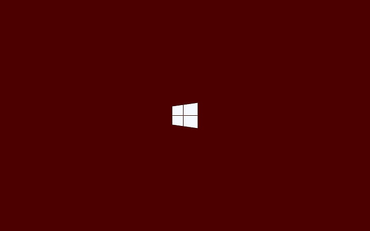 Windows 10, Microsoft Windows, operativsystem, minimalism, logotyp, HD tapet