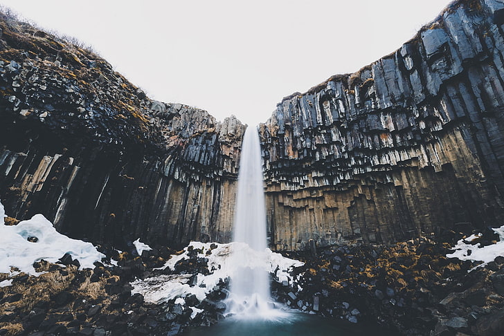Islande, paysage, cascade, photographie, 500 pixels, Fond d'écran HD