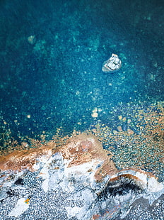 blaues Gewässer, iOS, Ipod, iPad, iPhone, HD-Hintergrundbild HD wallpaper