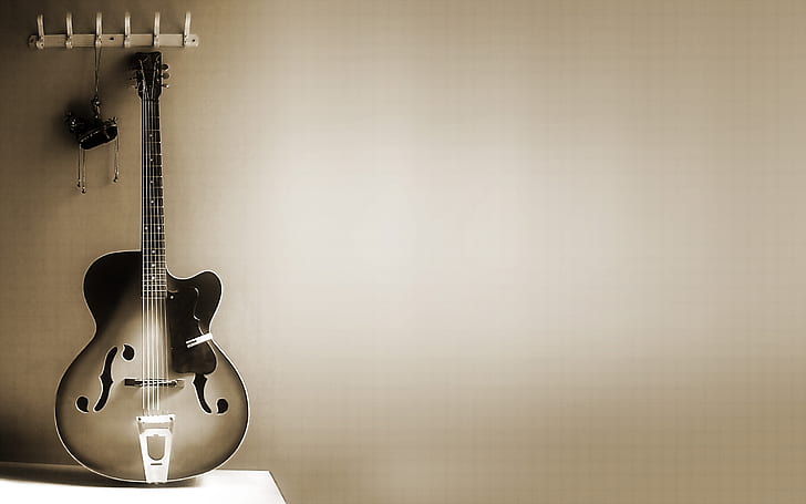 Guitarra HD, música, guitarra, HD papel de parede
