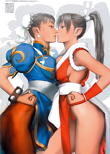 street fighter king of fighters mai shiranui chunli 3579x5000 Gry wideo Street Fighter HD Art, street fighter, king of fighters, Tapety HD HD wallpaper
