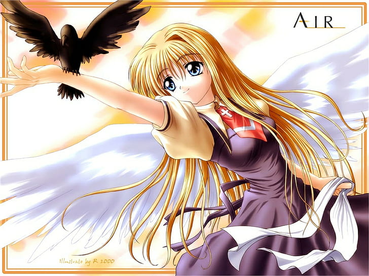 Anime, Air, Misuzu Kamio, Sora (Air), HD wallpaper