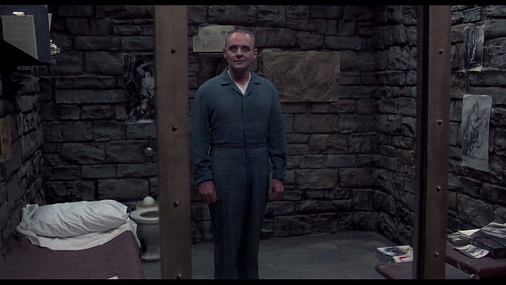 Película, El silencio de los corderos, Anthony Hopkins, Hannibal Lecter, Fondo de pantalla HD
