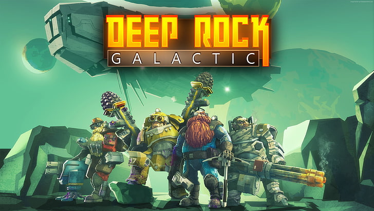 poster, 4K, Deep Rock Galactic, HD wallpaper