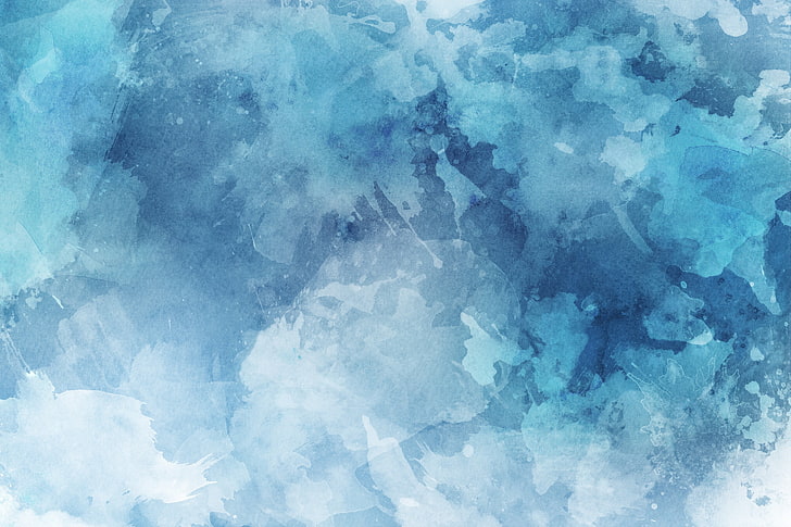 wallpaper digital biru, tekstur, abstrak, biru, cyan, Wallpaper HD