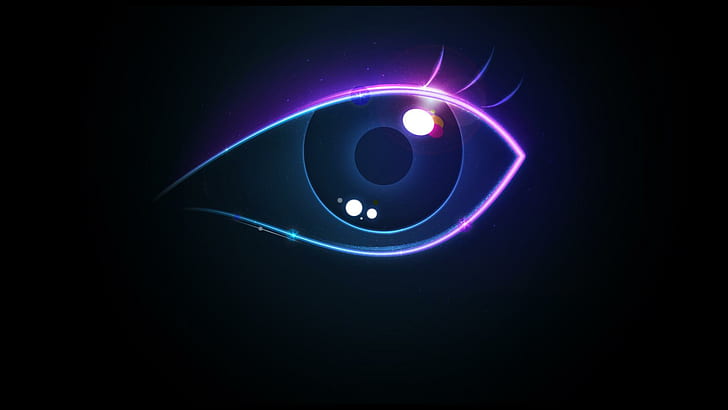 Creative Colorful Eye, colorful, creative, creative and graphics, HD wallpaper