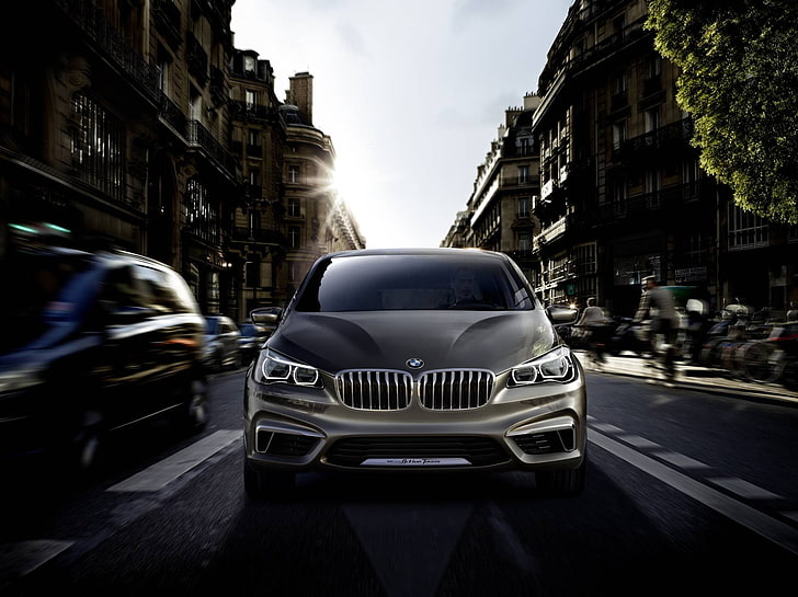 BMW Konsept Aktif Tourer, bmw_concept aktif tourer 2013, araba, HD masaüstü duvar kağıdı