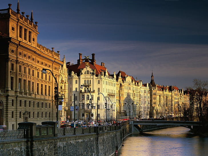 Vltava Nehri Çek Cumhuriyeti, cumhuriyet, nehir, vltava, çek, HD masaüstü duvar kağıdı