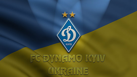 FC Dynamo KYIV Ukraine logo, dynamo, kiev, ukraine, football, club, logo, HD wallpaper HD wallpaper