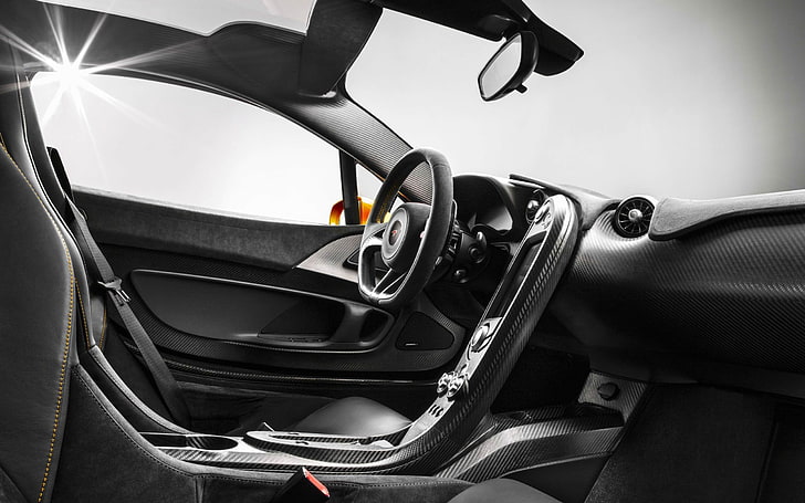 2014 McLaren P1 Auto HD Desktop Wallpaper 10, car steering wheel, HD wallpaper