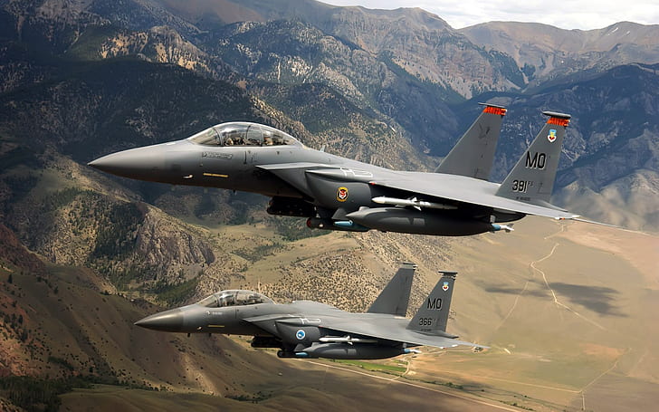 US Military Fighters HD, wojsko, samoloty, my, myśliwce, Tapety HD