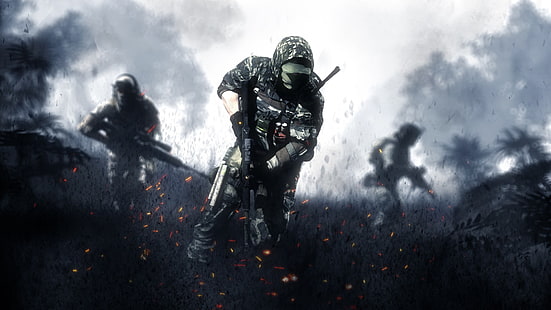 Videospiel digitale Tapete, Recon, Battlefield 4, Battlefield, Videospiele, Soldat, digitale Kunst, HD-Hintergrundbild HD wallpaper
