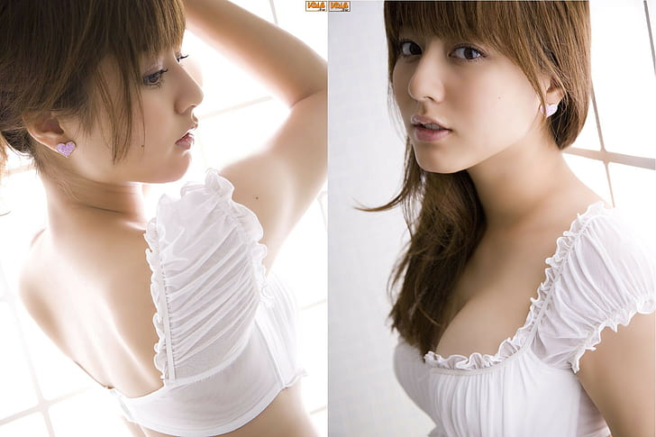 Yumi Sugimoto, wanita, model, Asia, Jepang, Wallpaper HD
