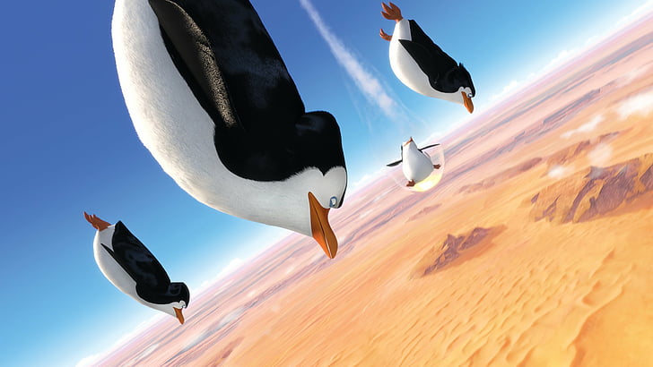 Филм, Пингвините от Мадагаскар, HD тапет
