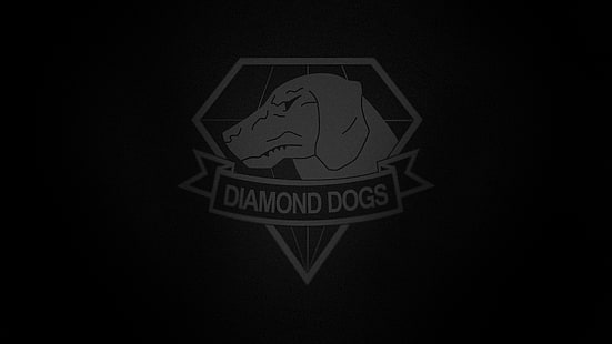 Diamond Dogs Logo, Metal Gear, Metal Gear Solid V: Der Phantomschmerz, Metal Gear Solid, Videospiele, Logo, HD-Hintergrundbild HD wallpaper