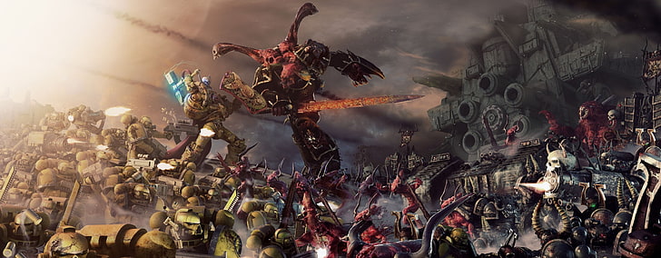 Warhammer 40000 Battle, Games, Warhammer, Fantasy, Battle, Battlefield, Warhammer 40k, Konzeptkunst, HD-Hintergrundbild
