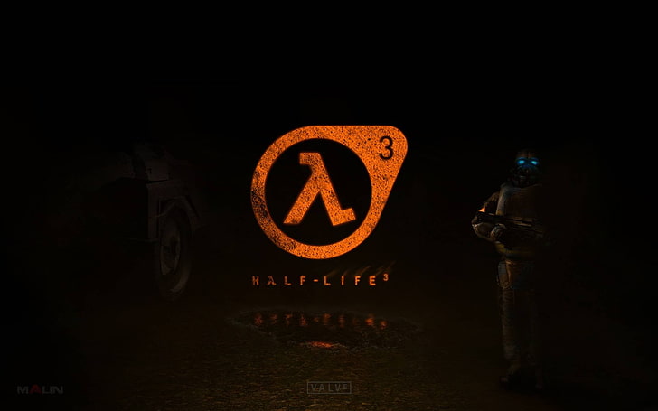 Logotipo de Half Life, Half-Life, Half-Life 3, Fondo de pantalla HD
