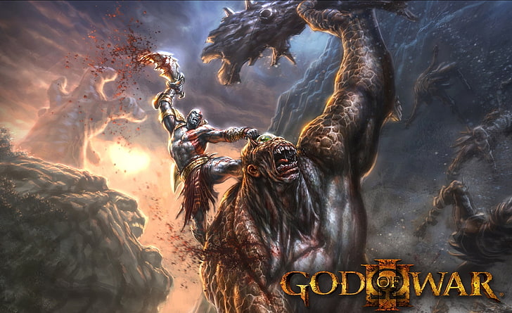 God Of War III, God of War wallpaper, Games, God Of War, video game, action-adventure video game, god of war 3, HD wallpaper
