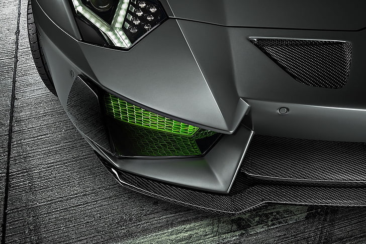 grauer Sportwagen, Hamann, Lamborghini, Lamborghini Aventador Limited, HD-Hintergrundbild