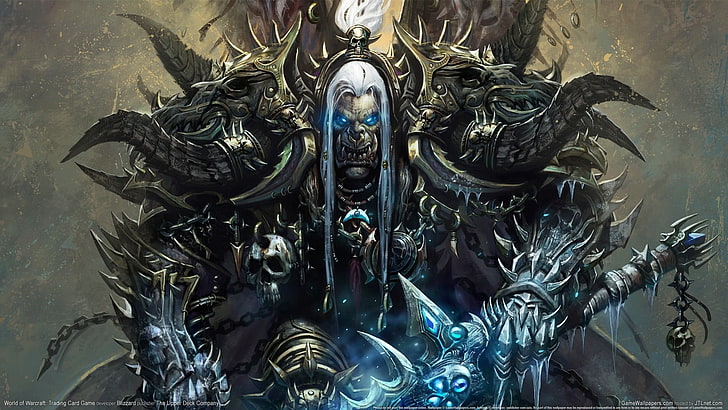 Abbadon graphic, World of Warcraft, watermarked, HD wallpaper