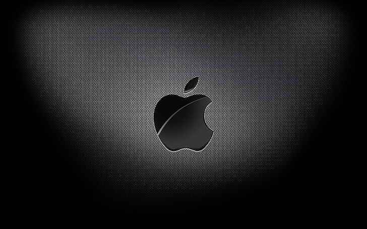 Apple, Mac, Brand, Logo, Dark, Light, Shadow, HD wallpaper
