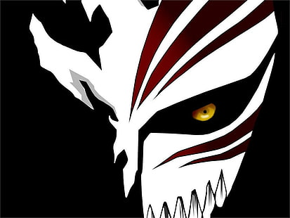 Bleach Ichigo Hollow Mask, Bleach, Ichigo Kurosaki, HD tapet HD wallpaper