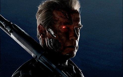 Arnold As 800 Terminator Genisys 2, arte do filme Terminator, Filmes, Filmes de Hollywood, hollywood, 2015, HD papel de parede HD wallpaper