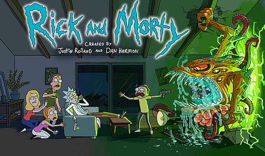 rick and morty, tecknade serier, tv-program, hd, rick, morty, animerade tv-serier, HD tapet HD wallpaper