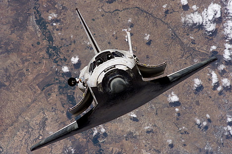 Space Shuttle Discovery, space shuttle, Sfondo HD HD wallpaper