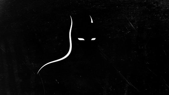 Batman tapet, minimalism, Batman, superhjälte, HD tapet HD wallpaper