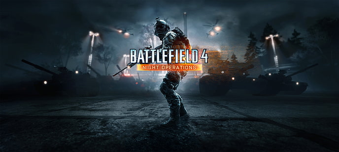 Battlefield 4 Wallpaper, Battlefield 4, Battlefield 4: Nachtoperationen, EA, Würfel, EA DICE, EA Games, Militär, PC-Spiele, HD-Hintergrundbild HD wallpaper