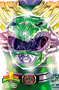 зелёные обои Power Rangers Mighty Morphin, Могучие Морфины Могучие Рейнджеры, Могучие Рейнджеры, HD обои HD wallpaper