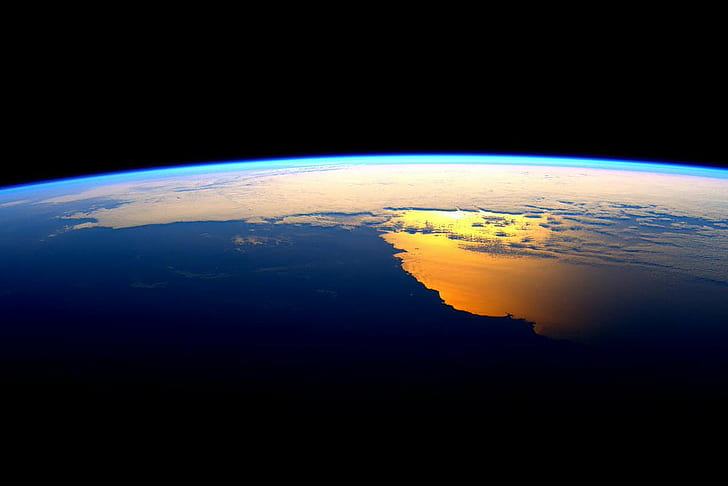 Evrenin havadan görünümü, avustralya, avustralya, Bu gece, sabah, Avustralya, havadan görünümü, Evren, nasa, Scott Kelly, Uluslararası Uzay İstasyonu, dünya gözlem, gezegen - Uzay, mavi, toprak, uzay, dünya - İnsan Yapımı Nesne, doğa, HD masaüstü duvar kağıdı