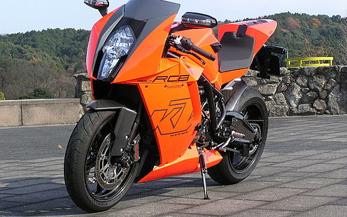 KTM 1190 RC8, ktm rcb orange et noir, motos, 1920x1200, ktm 1190 rc8, Fond d'écran HD HD wallpaper