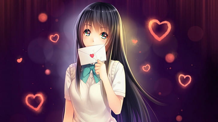 Manga, Brief, Liebe, HD-Hintergrundbild