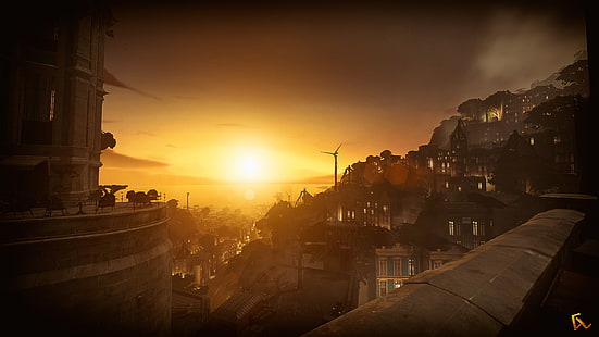 Dishonored 2, Dishonored, gry wideo, zrzut ekranu, Photoshop, Tapety HD HD wallpaper