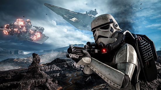 Звездные войны Геймплей Battle Of Hoth Battlefront Stormtrooper Обои Hd Обои для мобильных телефонов Планшет и ПК 3840 × 2160, HD обои HD wallpaper