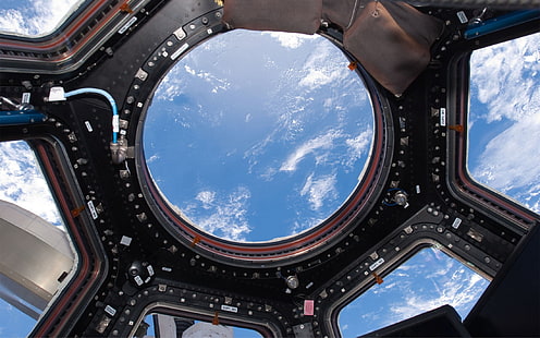 Natur, Weltraum, Internationale Raumstation, Erde, Raumkunst, HD-Hintergrundbild HD wallpaper