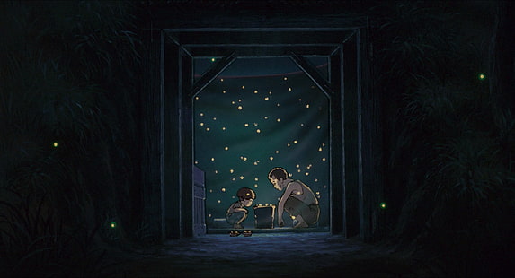 anime, Tumba de las luciérnagas, Studio Ghibli, Fondo de pantalla HD HD wallpaper